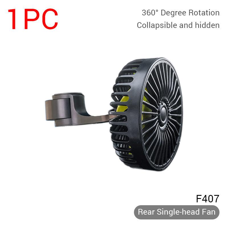 12V-24V USB Car Fan For Dashboard Air Circulation Fans ABS Three Speeds Summer Cooling Fan