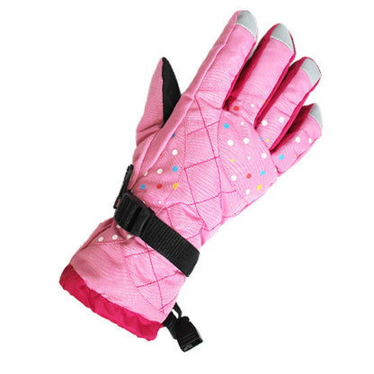 Winter Riding Ski Outdoor Climbing Girls Thick Gloves