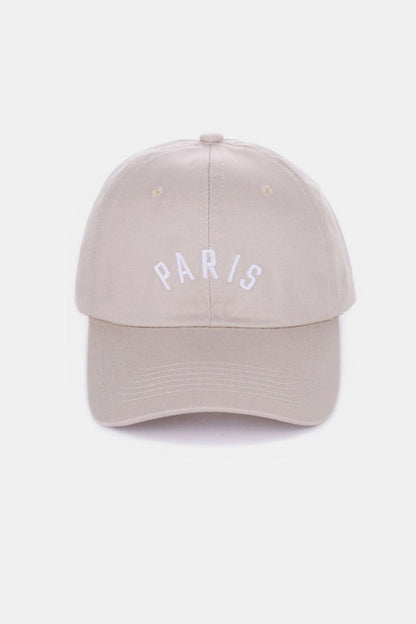 Zenana Embroidered City Baseball Cap