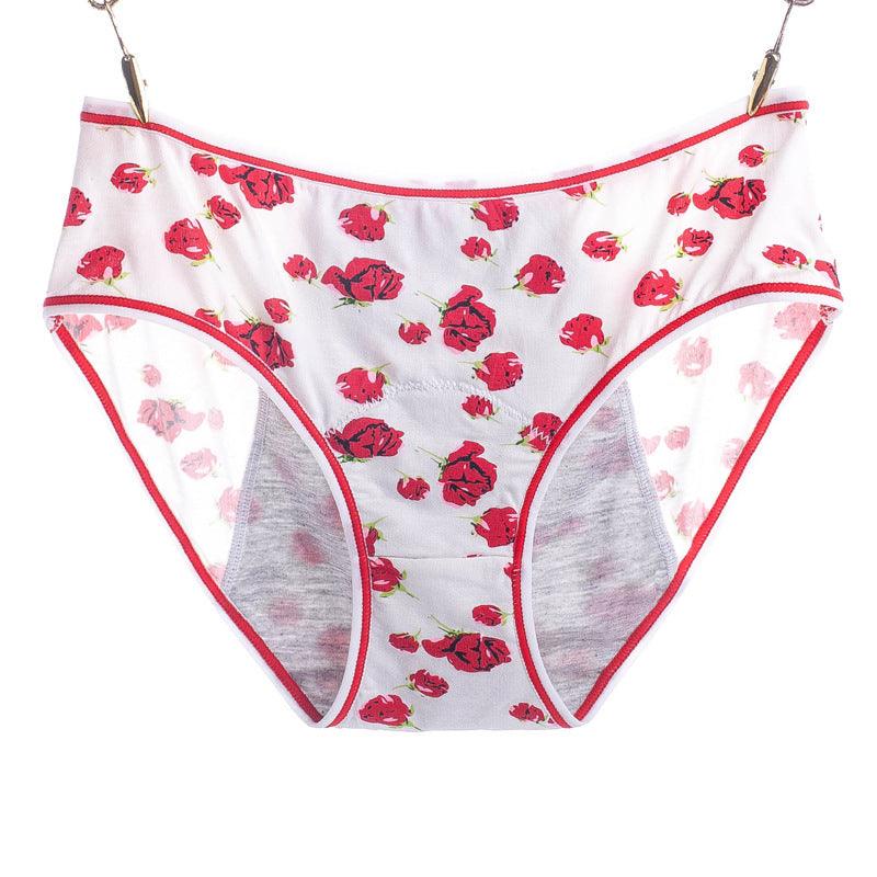 Printed Cute Girly Underwear Front And Back Leakproof