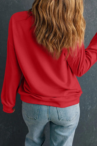 Nutcracker Round Neck Long Sleeve Sweatshirt