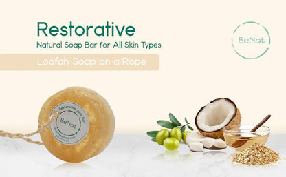 Restorative Soap Bar. Oat, Honey, and Olive Oil.